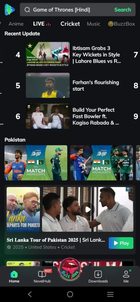 Moviebox 1 MovieBox Sports Streaming Tab