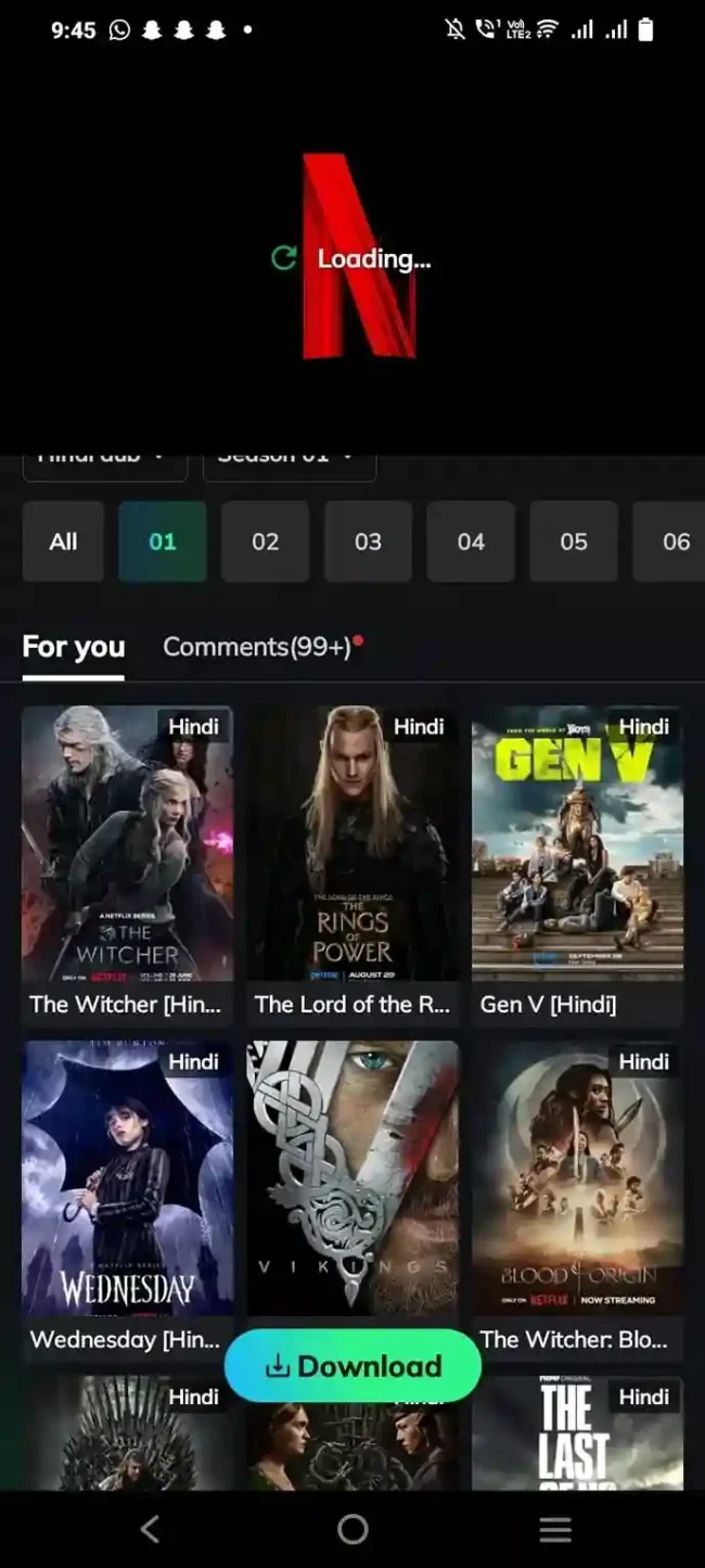 Moviebox 1 moviebox web series section for latest tv series